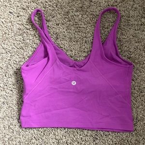 Purple Lululemon align tank.